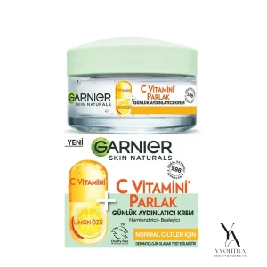 کرم روشن کننده و آبرسان ویتامین سی گارنیر Garnier حجم 50 میل