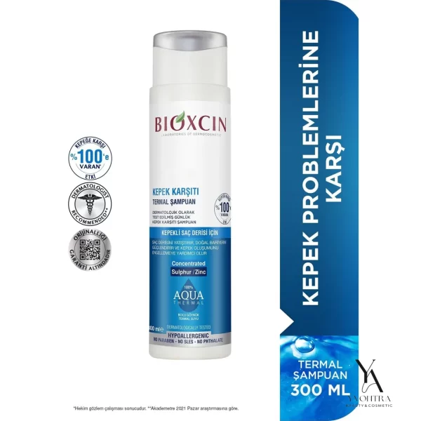 شامپو ضد شوره آکوا ترمال بیوکسین Bioxcin مناسب انواع مو حجم 300 میل - Image 8