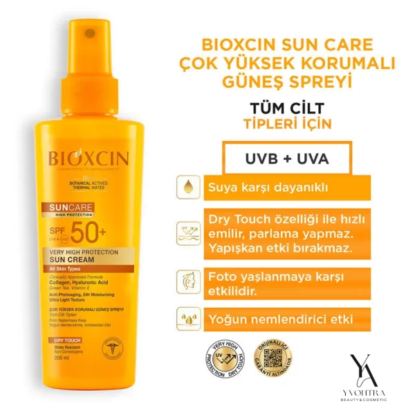 اسپری ضد آفتاب SPF50 بیوکسین BIOXCIN حجم 200 میل - Image 8