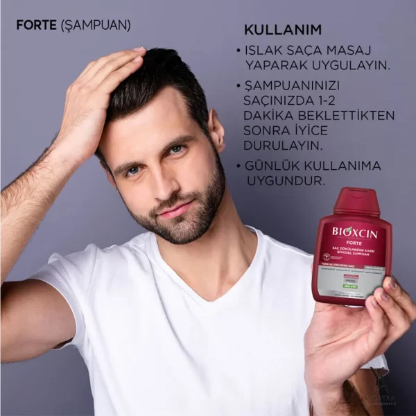 پک سه عددی شامپو ضد ریزش بیوکسین BIOXCIN مدل فورت مناسب انواع موها حجم 300 میل - Image 6