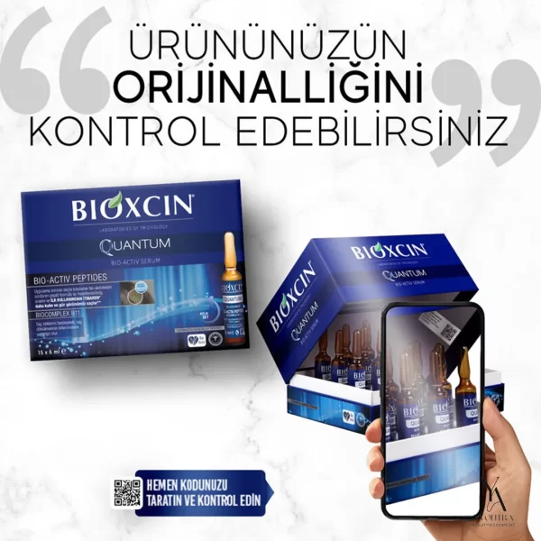 سرم ضد ریزش و تقویت کننده مو کوانتوم بیوکسین BIOXCIN بسته 15 عددی - Image 7