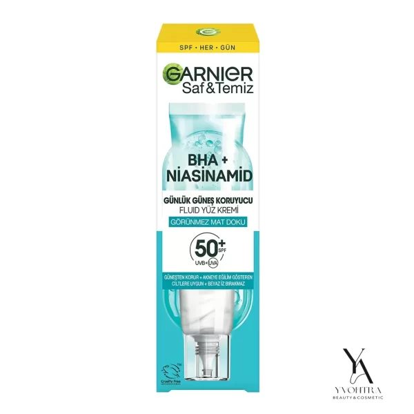 ضد آفتاب مات حاوی نیاسینامید مخصوص پوستهای چرب گارنیر Garnier با spf50 حجم 40 میل - Image 2