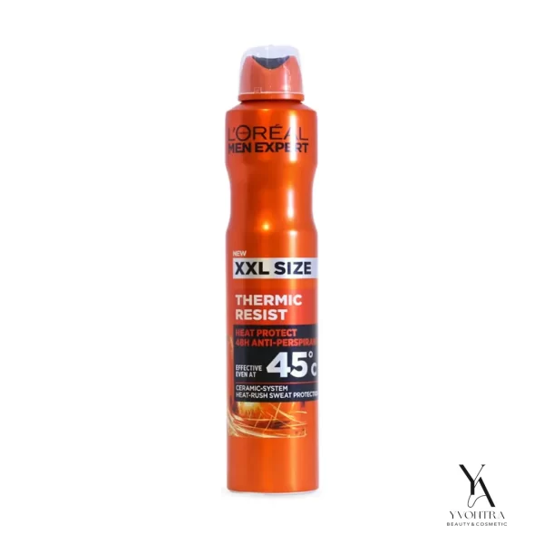 اسپری ضد تعریق مردانه 48 ساعته لورال LOreal مدل Thermic Resist حجم 250 میل
