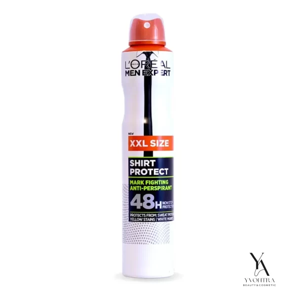 اسپری ضد تعریق مردانه 48 ساعته لورال LOreal مدل Shirt Protect حجم 250 میل