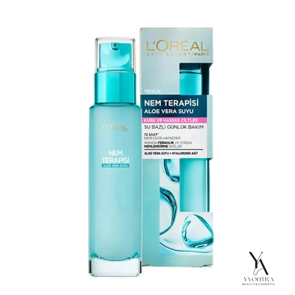 سرم آبرسان آلوئه ورا لورآل Loreal مناسب برای پوست خشک و حساس 70 میل