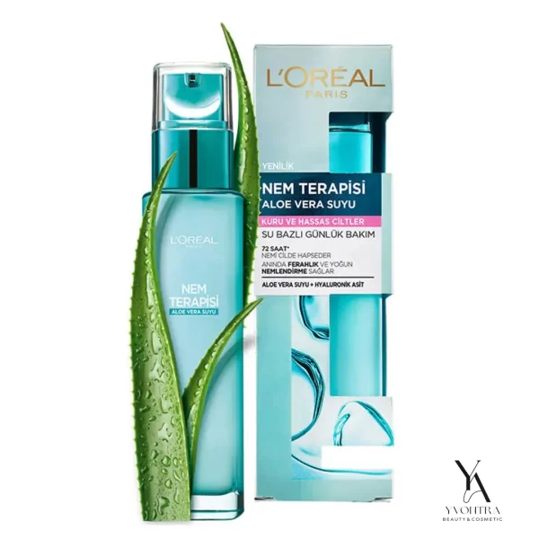 سرم آبرسان آلوئه ورا لورآل Loreal مناسب برای پوست خشک و حساس 70 میل - Image 2