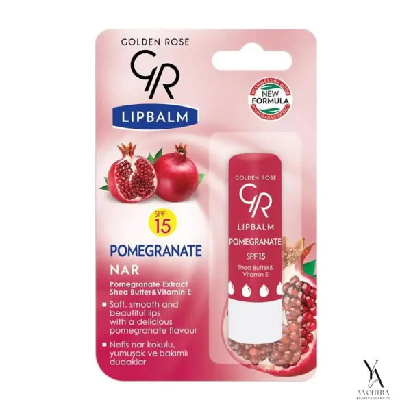 بالم لب انار گلدن رز  GOLDEN ROSE با SPF15