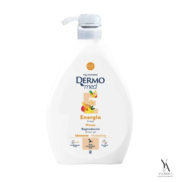 شامپو بدن انبه درمومد یک لیتری Dermomed Shower Bath 1000ml Energy