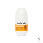 رول ضدتعریق باباریا رول دابل افکت BABARIA رول مدل Doble Efecto رول حجم 50 میل رول 48 ساعته رول BABARIA رول کنترل تعریق رول شادابی پوست رول بدون پارابن رول مناسب پوست حساس رول با عصاره گیاهی رول اقتصادی BABARIA رول ضد بو رول ماندگار رول بدون لک رول روزانه رول با آبرسانی عمیق رول با SPF طبیعی رول سریع‌الاثر رول ارگانیک رول با رایحه ملایم رول برای زیر بغل رول BABARIA اسپانیا