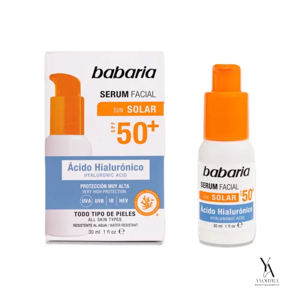 سرم ضد آفتاب باباریا سرم SPF50 سرم هیالورونیک اسید سرم حجم 30 میل سرم BABARIA سرم مناسب انواع پوست سرم محافظت پوست سرم آبرسان سرم بدون پارابن سرم برای پوست حساس سرم با عصاره گیاهی سرم اقتصادی BABARIA سرم ضد چروک سرم ماندگار سرم بدون لک سرم روزانه سرم تابستانی سرم با SPF50 سرم سریع‌الجذب سرم ارگانیک سرم با رایحه ملایم سرم برای صورت سرم BABARIA اسپانیا
