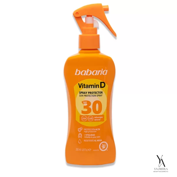 اسپری ضدآفتاب ویتامین D اسپری BABARIA اسپری SPF30 اسپری ضدآفتاب با ویتامین D اسپری حجم 200 میل اسپری ضدآفتاب BABARIA اسپری محافظت و تغذیه پوست اسپری ایمن با ویتامین D اسپری ضدآفتاب بدون پارابن اسپری مناسب پوست حساس اسپری با عصاره گیاهی اسپری اقتصادی BABARIA اسپری آبرسان با ویتامین D اسپری ضدآفتاب ماندگار اسپری ضدآفتاب بدون لک اسپری روزانه برای پوست اسپری ضدآفتاب تابستانی اسپری با SPF30 اسپری ضدآفتاب سریع‌الجذب اسپری ارگانیک اسپری با رایحه ملایم اسپری محافظت بدن اسپری BABARIA اسپانیا