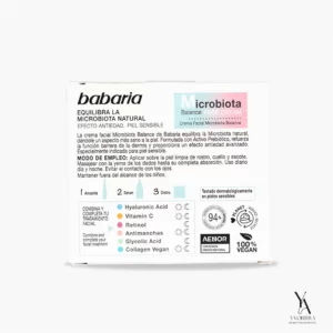 کرم احیا کننده پوست حساس باباریا BABARIA مدل میکروبیوتا Microbiota حجم 50 میل