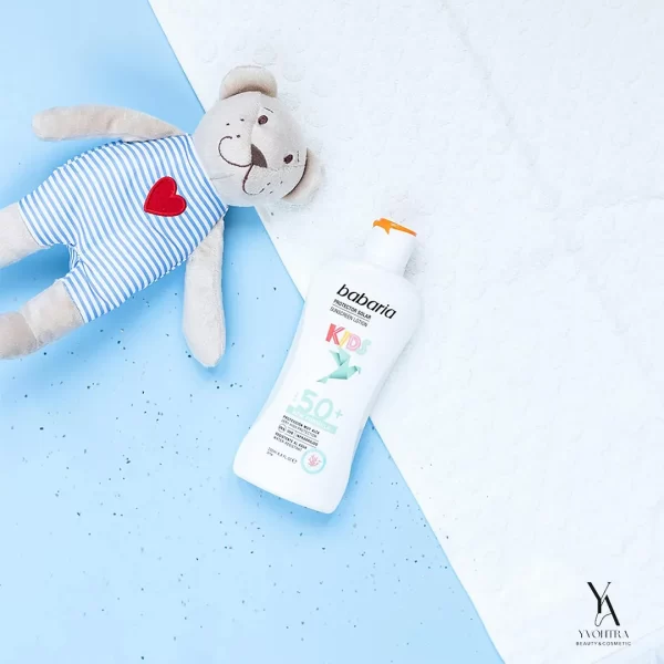 لوسیون ضد آفتاب کودک باباریا BABARIA حاوی SPF50 حجم 200 میل - Image 3