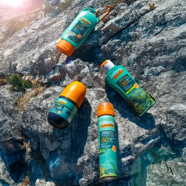 رول ضدآفتاب لیمیتد ادیشن  باباریا BABARIA ضدآب و تسکین دهنده با SPF50 مناسب پوست حساس حجم 50 میل - Image 4