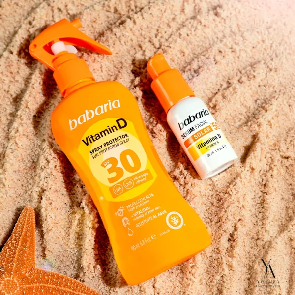 اسپری ضدآفتاب ویتامین D باباریا BABARIA با SPF30 حجم 200 میل - Image 6