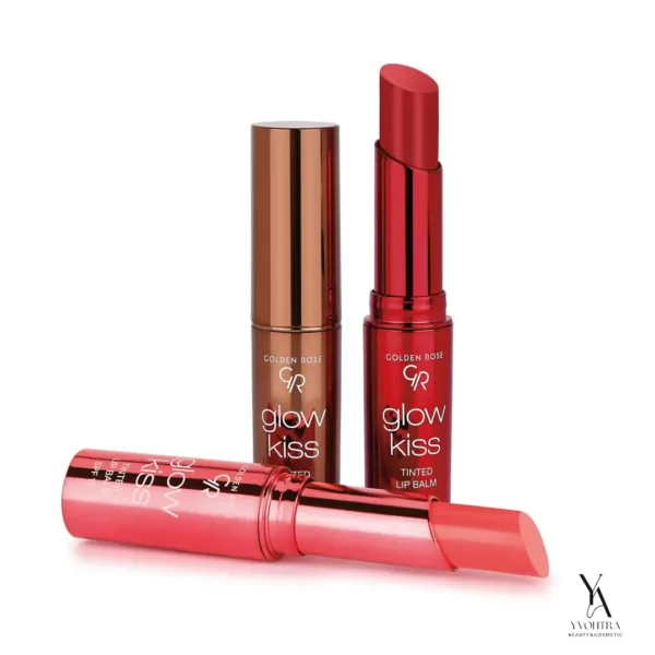 تینت لب جامد مدل Glow Kiss گلدن رز GOLDEN ROSE
